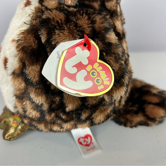 TY Beanie Boo Sammy the Owl Plush 2016 - Picture 7 of 12